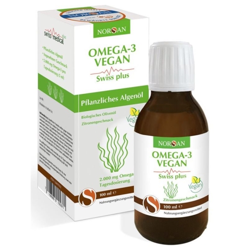 Norsan Omega-3 Vegan Algenoel Flasche 100ml buy online