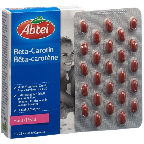 Abtei Beta-Carotene Capsules 25 pieces buy online