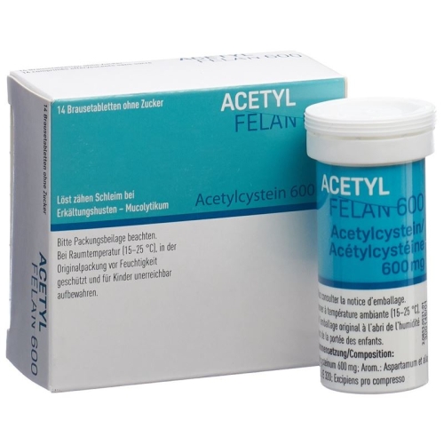 Acetylfelan Brausetabletten 600mg Dose 14 Stück buy online