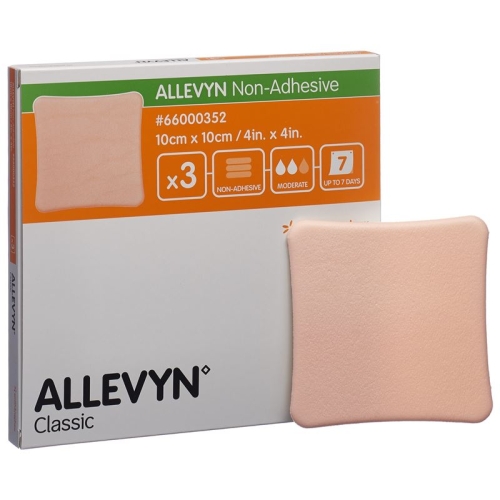 Allevyn Non-Adh Wundverband 10x10cm 3 Stück buy online