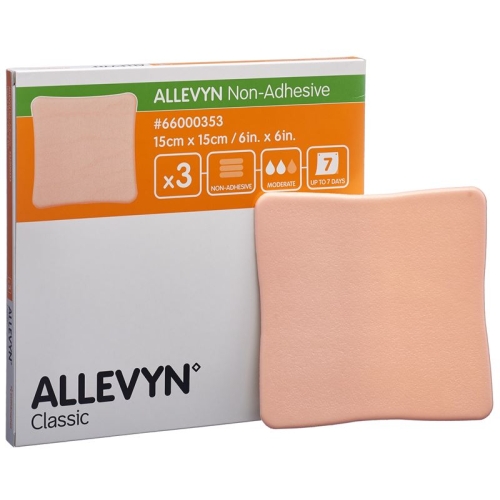 Allevyn Non-Adh Wundverband 15x15cm 3 Stück buy online