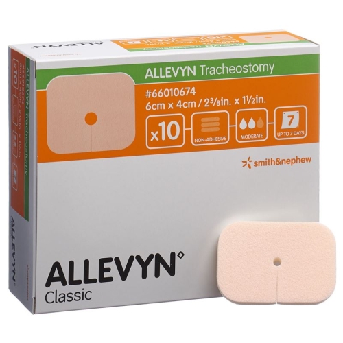 Allevyn Tracheostomy Wundverband 4x6cm 10 Stück buy online