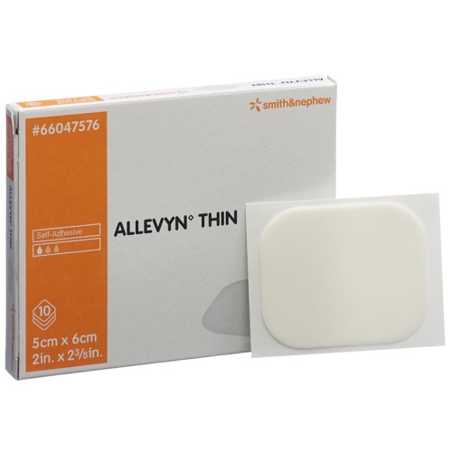 Allevyn Thin Wundverband 5x6cm 10 Stück buy online