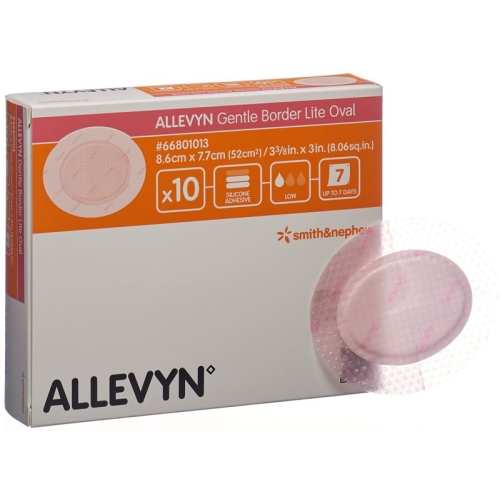 Allevyn Gb Lite Oval 8.6x7.7cm 10 Stück buy online