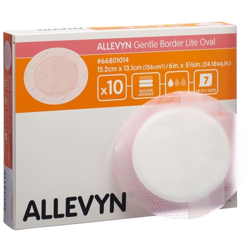 Allevyn Gb Lite Oval 15.2x13.1cm 10 Stück buy online