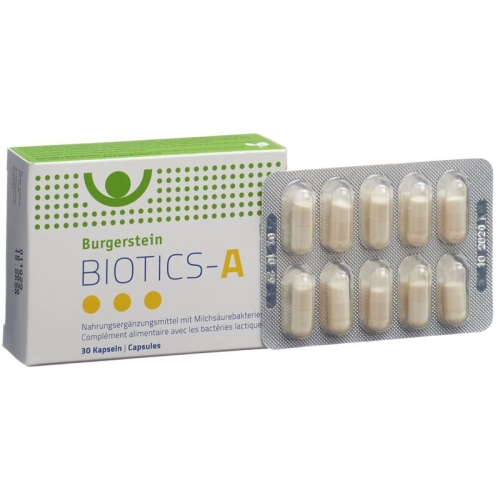 Burgerstein Biotics-A capsules 30 pieces buy online