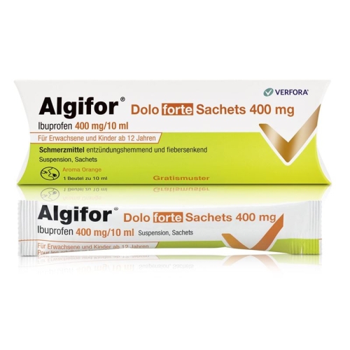 Algifor Dolo Forte Suspension 400mg Muster D 10x 10ml buy online