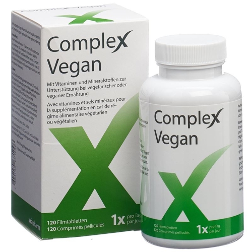 Complex Vegan Filmtablet tin 120 pieces buy online