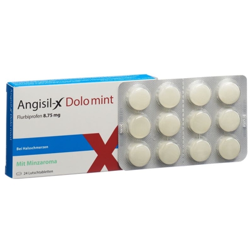 Angisil-x Dolo Lutschtabletten 8.75mg Mint 24 Stück buy online