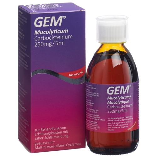 Gem Mucolyticum Sirup Flasche 200ml buy online