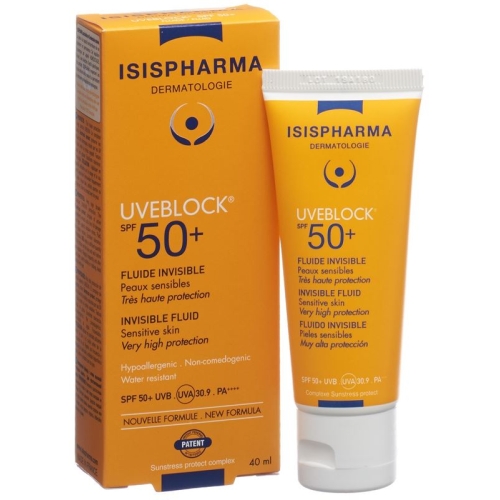 Isis Pharma Uveblock Fluide Invisible SPF 50+ 40ml buy online