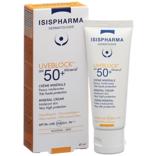 Isis Pharma Uveblock Mineral SPF 50+ Tube 40ml buy online