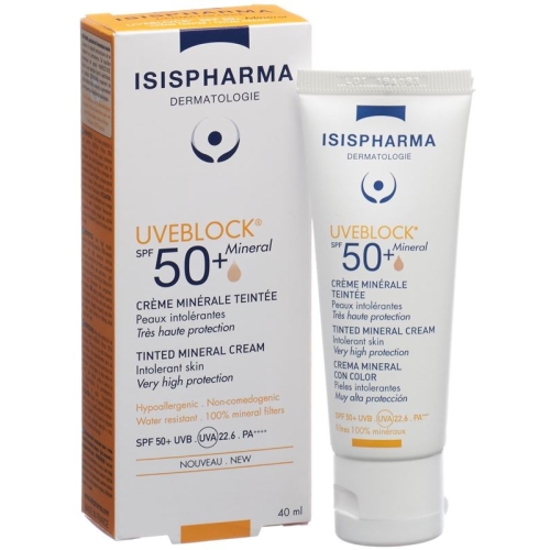 Isis Pharma Uveblock Mineral Teinte SPF 50+ 40ml buy online