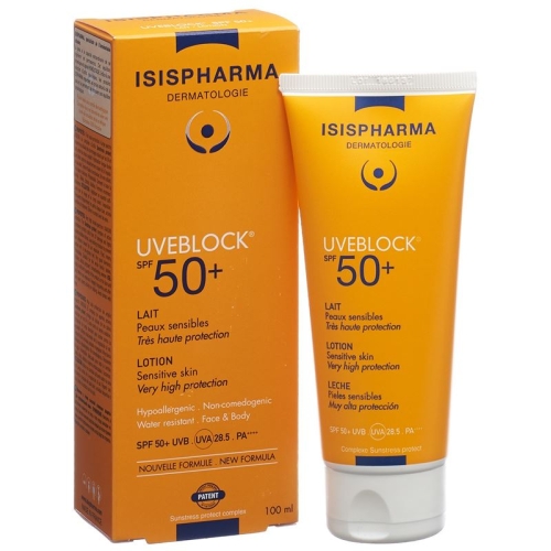 Isis Pharma Uveblock Lait SPF 50+ Tube 100ml buy online