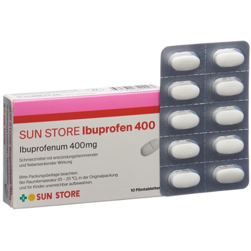 Sun Store Ibuprofen Filmtabletten 400mg 10 Stück buy online