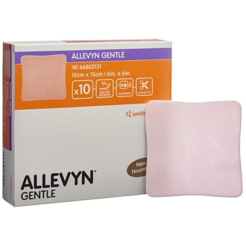 Allevyn Gentle Wundverband 15x15cm 10 Stück buy online