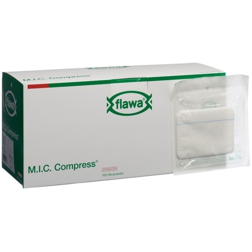 Flawa MIC compresses 7.5x10cm sterile 100 pcs buy online