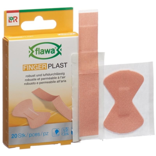 Flawa Finger Plast Robustes Textilpfl 2 Grösse 20 Stück buy online