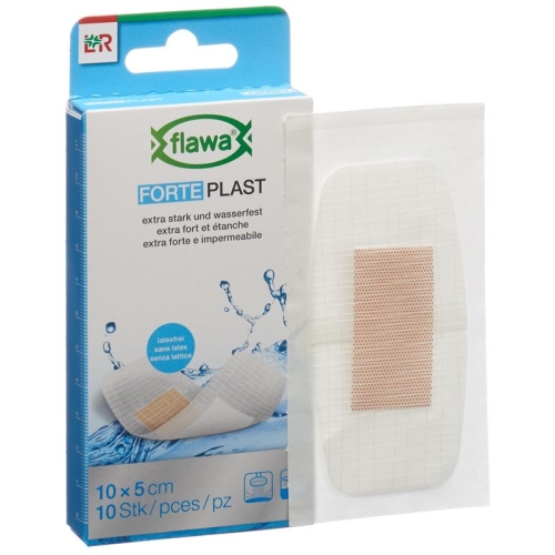 Flawa Forte Plast Pflasterstrips 5x10cm 10 pcs buy online