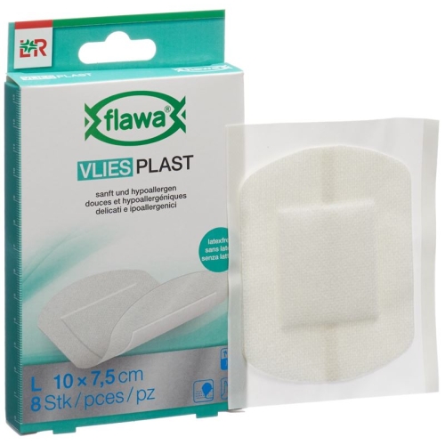 Flawa Vlies Plast Plaster Strips 7.5x10cm 8 pieces buy online