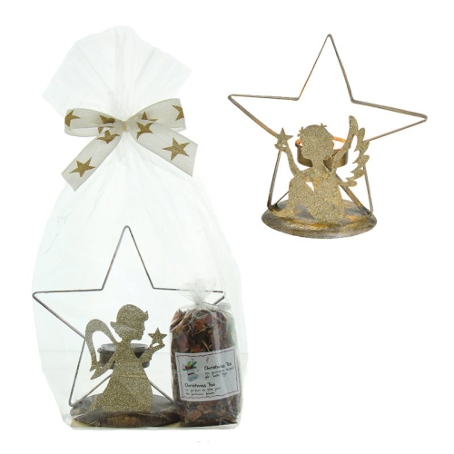 Herboristeria Geschenkset Windlicht Glitzer Engel buy online