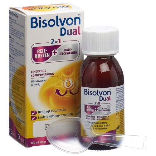 Bisolvon Dual 2 In 1 Cough syrup 100ml buy online