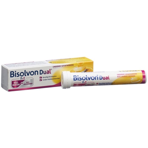 Bisolvon Dual 2 In 1 lozenges 18 pieces buy online