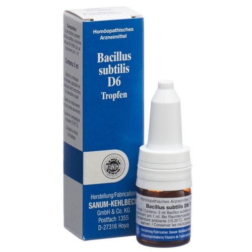 Sanum Bacillus Subtilis Tropfen D 6 (neu) Flasche 5ml buy online