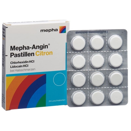 Mepha-angin Pastillen Citron 24 Stück buy online