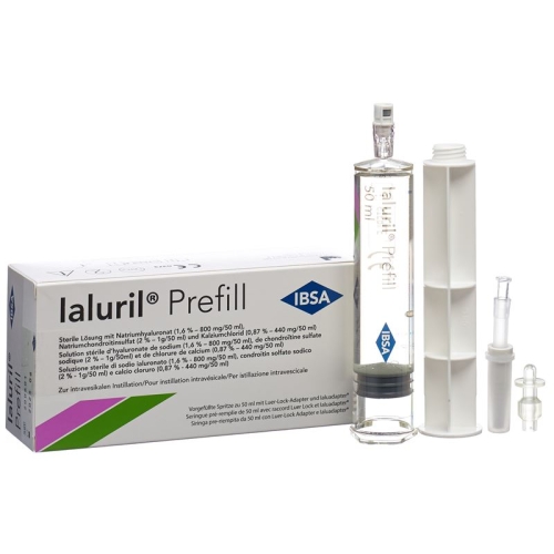 Ialuril prefill with luer lock adapter and Ialuadapter Fertspr 50 ml buy online