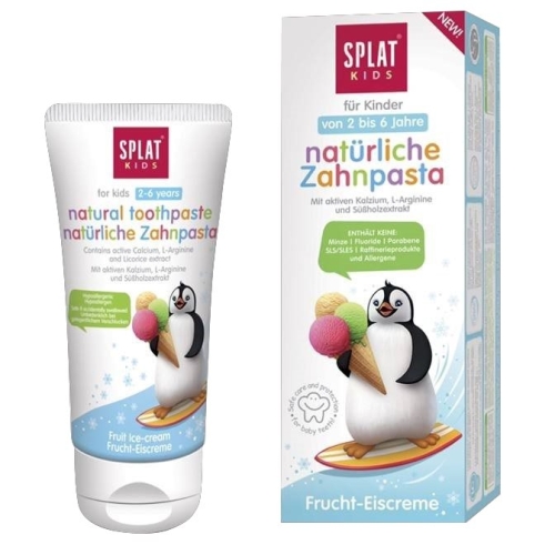 Splat Kids Zahnpasta 2-6 Fruit Ice-Cream Tube 50g buy online