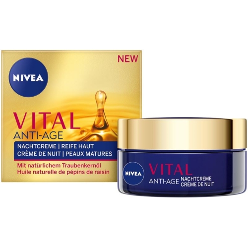 Nivea Vital Anti-Age Nachtcreme Traubenkern 50ml buy online