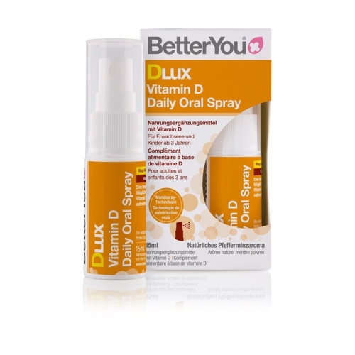 BetterYou DLux Vitamin D Daily Oral Spray 15ml buy online