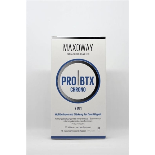 Maxoway Pro Btx Chrono Kapseln Magensaftresist 15 Stück buy online