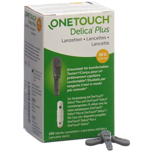 One Touch Plus Delica Lancets 200 pieces buy online