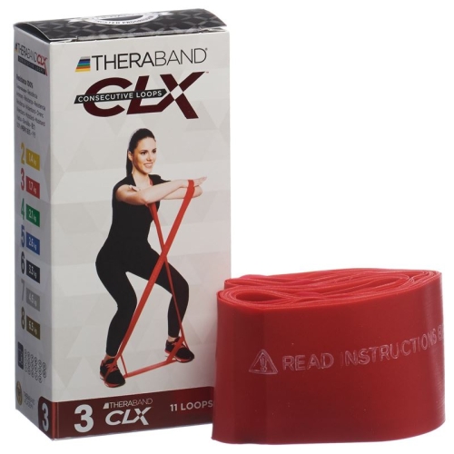 Thera Band Clx11 Loops 1.7kg Red Medium strength buy online