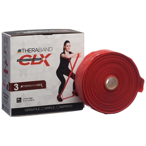 Thera Band Clx22m Loops 1.7kg Red Medium strength buy online