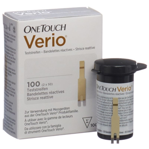 One Touch Verio test strips 2 x 50 pcs buy online