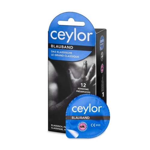 Ceylor Blue ribbon condoms with reservoir 3 pieces buy online