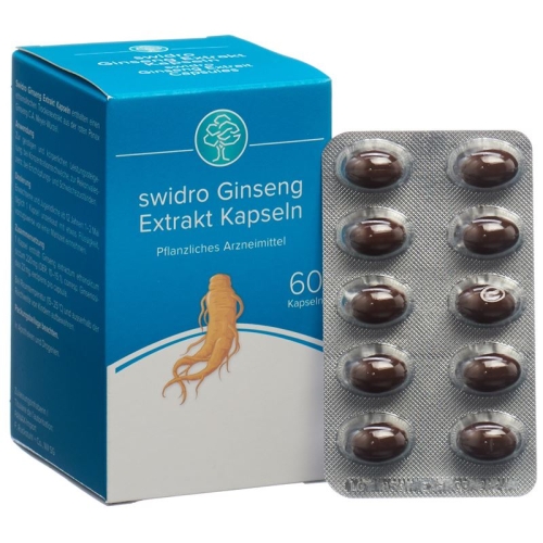 Swidro Ginseng Extrakt Kapseln 60 Stück buy online