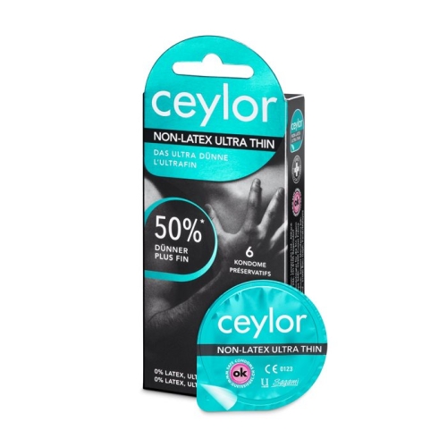 Ceylor Non Latex Condoms Ultra Thin 6 pieces buy online