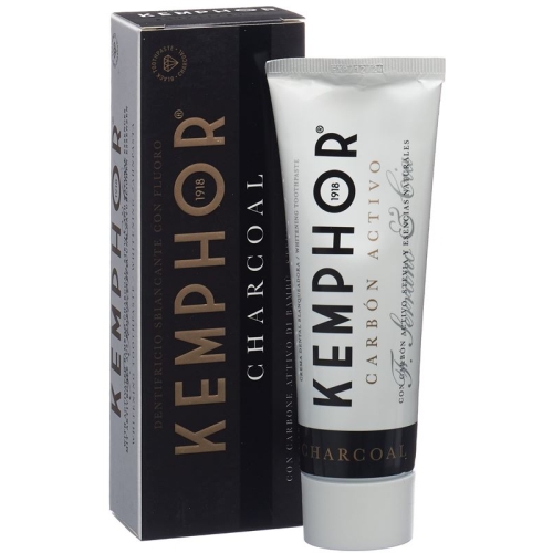 Kemphor Toothpaste Charcoal Tube 75ml buy online