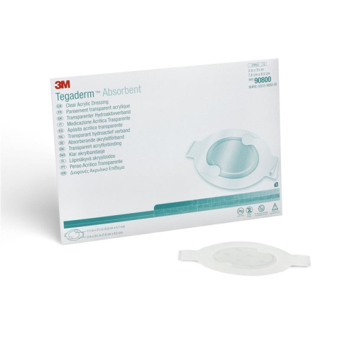 3M Tegaderm Absorb Wundverband 7.6x9.5cm 5 Stück buy online