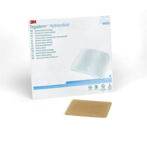 3M Tegaderm Hydrokolloid 10x10cm Quadrat Neu 5 Stück buy online