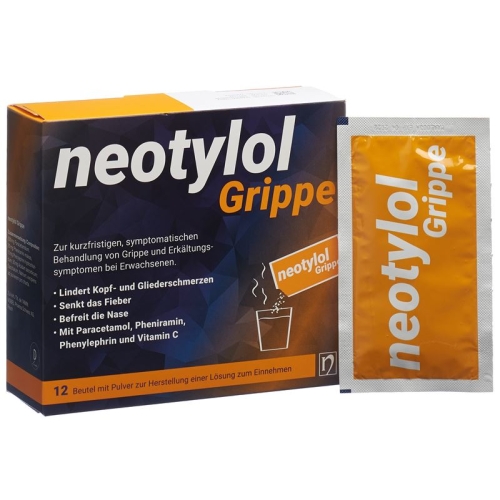 Neotylol Grippe Pulver Beutel 12 Stück buy online