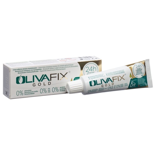 Olivafix Gold Zahnprothesenhaftcreme Tube 75g buy online