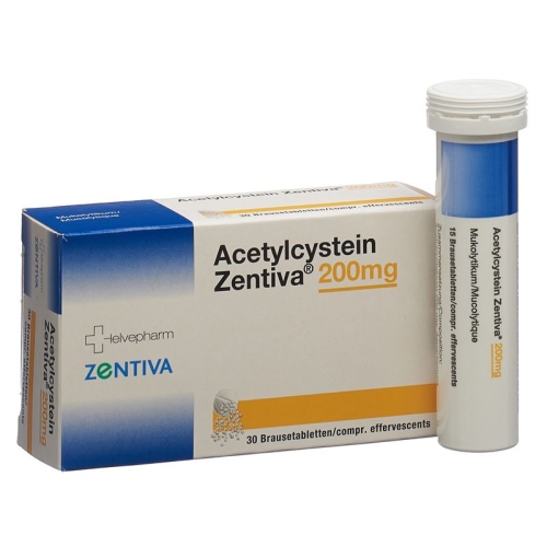 Acetylcystein Zentiva Brausetabletten 200mg 30 Stück buy online