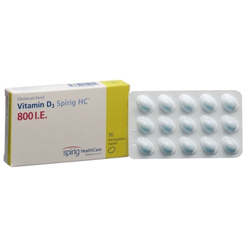 Vitamin D3 Spirig HC Kapseln 800 Ie 30 Stück buy online