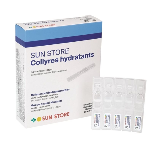 Sun Store Befeuchtende Augentropfen 20x 0.4ml buy online