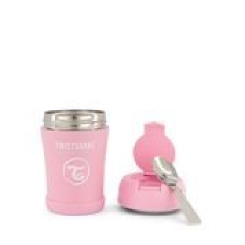 Twistshake Stainless Steel Food 350ml Pastel Pink buy online